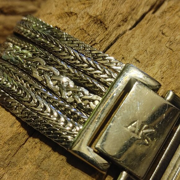 Wristwatch Anne Klein Diamond Accent Silver Tone Bracelet Stainless Steel Back main image 4